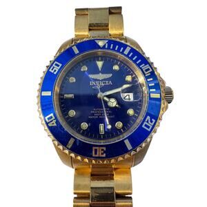 Estate INVICTA 24763 Mens Automatic Watch Gold Tone